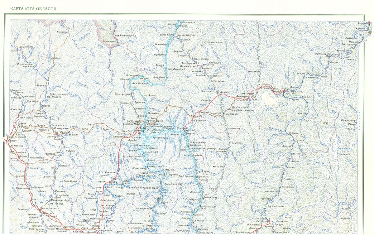 Большая речка иркутский район карта